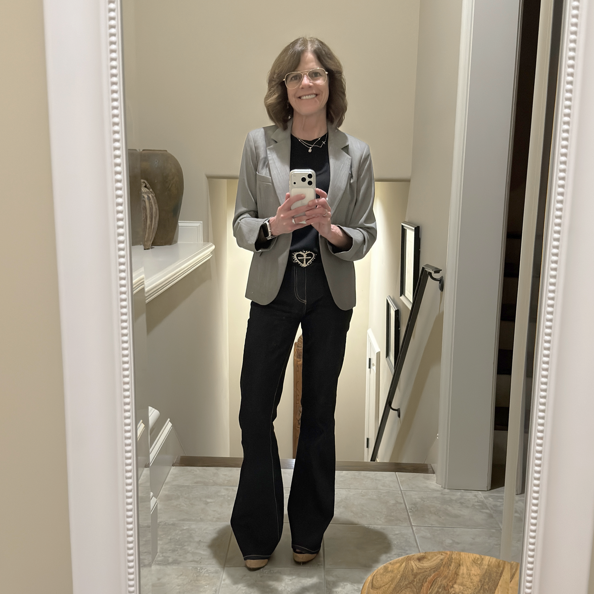 NILI LOTAN Jefferson Jacket Blazer in Grey 8 Nili Lotan