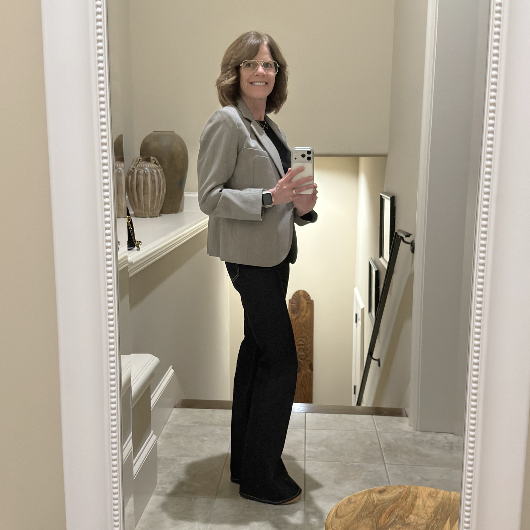 NILI LOTAN Jefferson Jacket Blazer in Grey 8 Nili Lotan