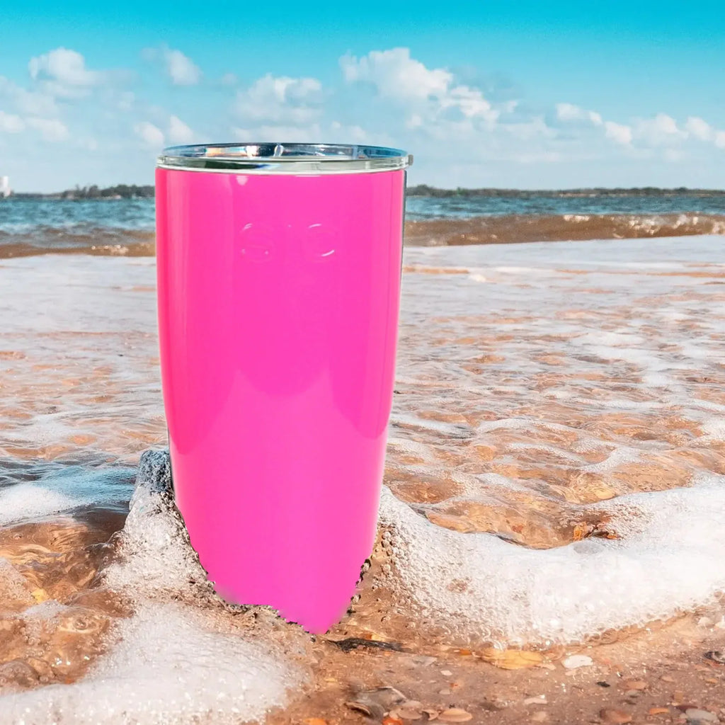 SIC Seriously Ice Cold 30 oz Tumbler in Gloss Hot Pink - flyKAMP