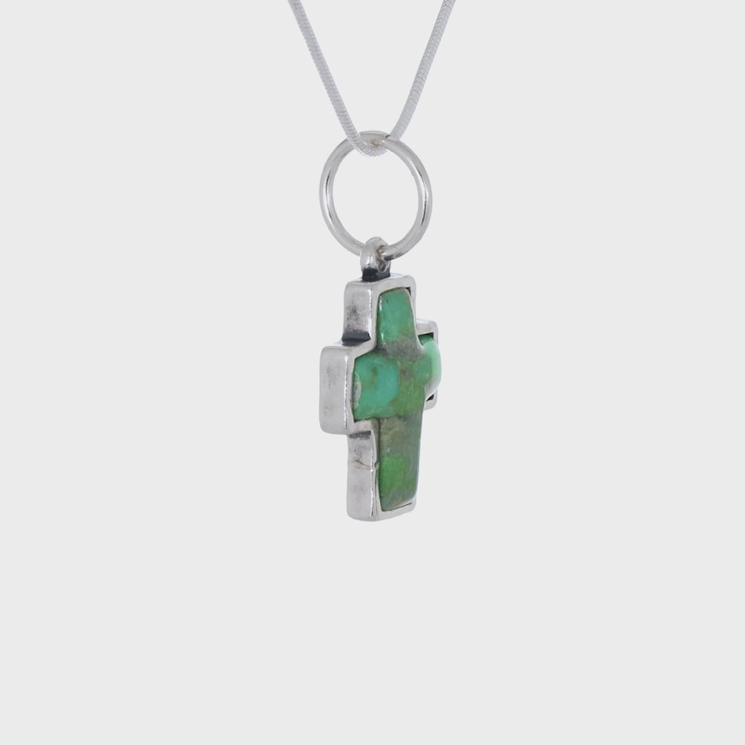 SILPADA Blue Divine Charm Sterling Silver & Turquoise