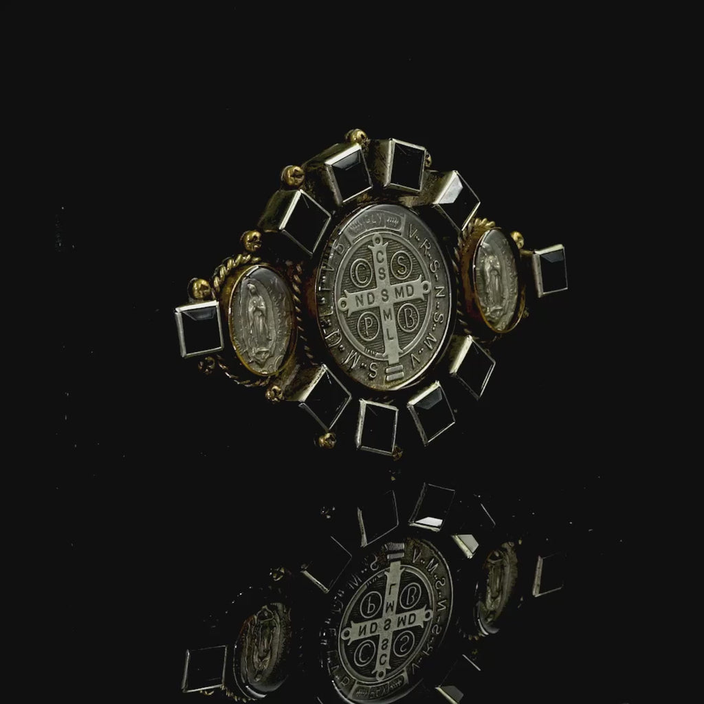 VIRGINS SAINTS & ANGELS VSA San Benito Goddess Buckle - Jet