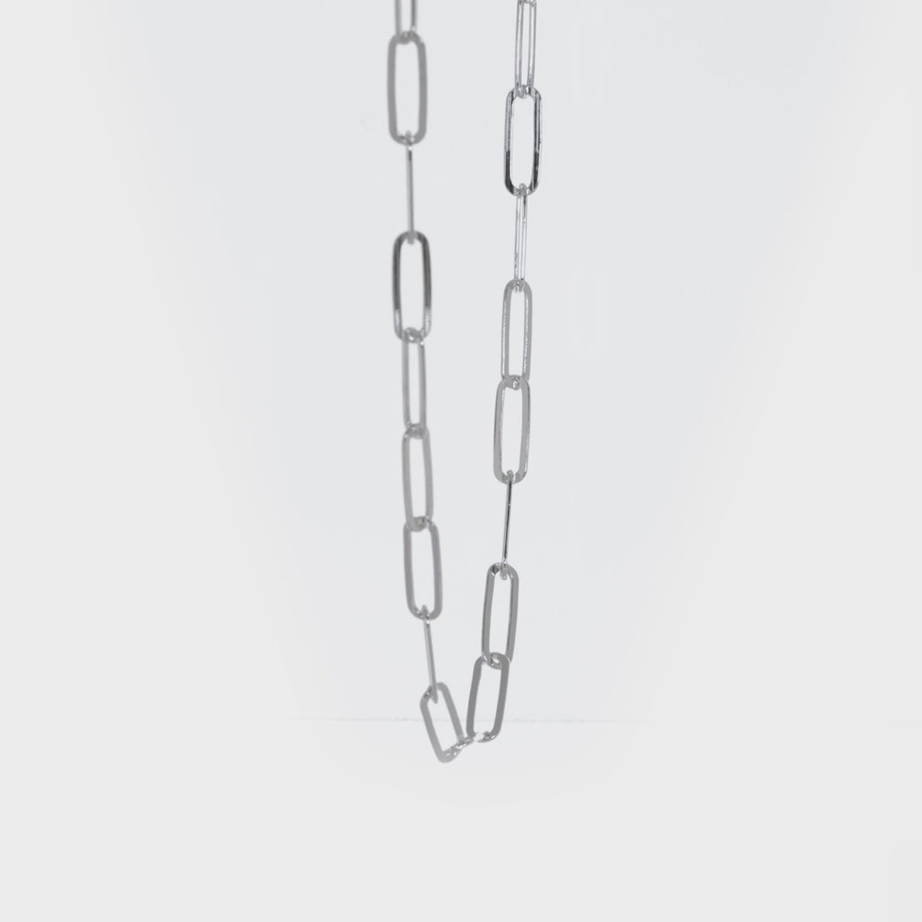 SILPADA Graffetta Matte Necklace in Sterling Silver