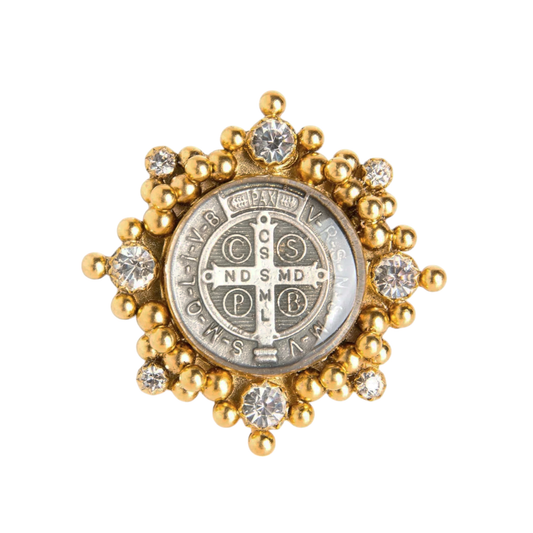VIRGINS SAINTS & ANGELS VSA Cloister San Benito Ring Gold Size 7