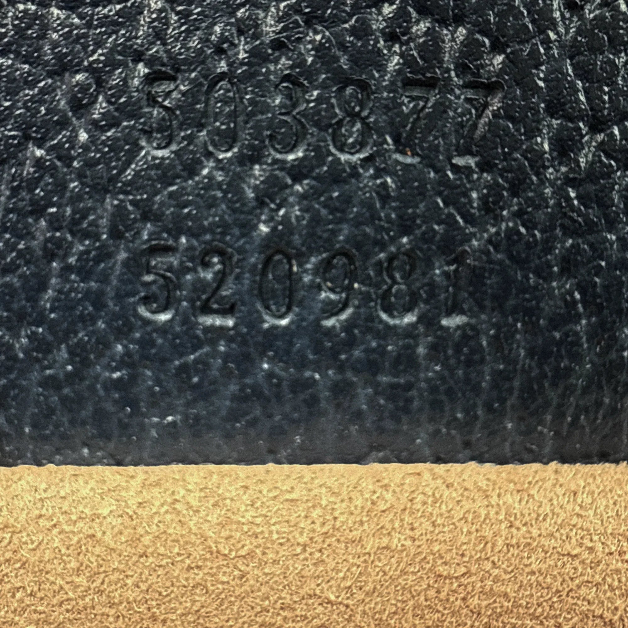 GUCCI Ophidia Chain Shoulder Bag Textured Calfskin Web in Blue Agata - flyKAMP