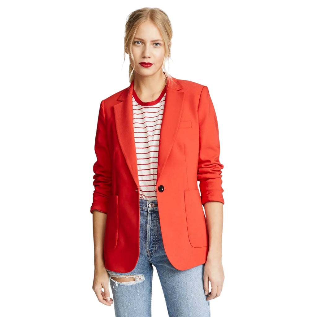 ANINE BING Schoolboy Blazer in Red XS - flyKAMP