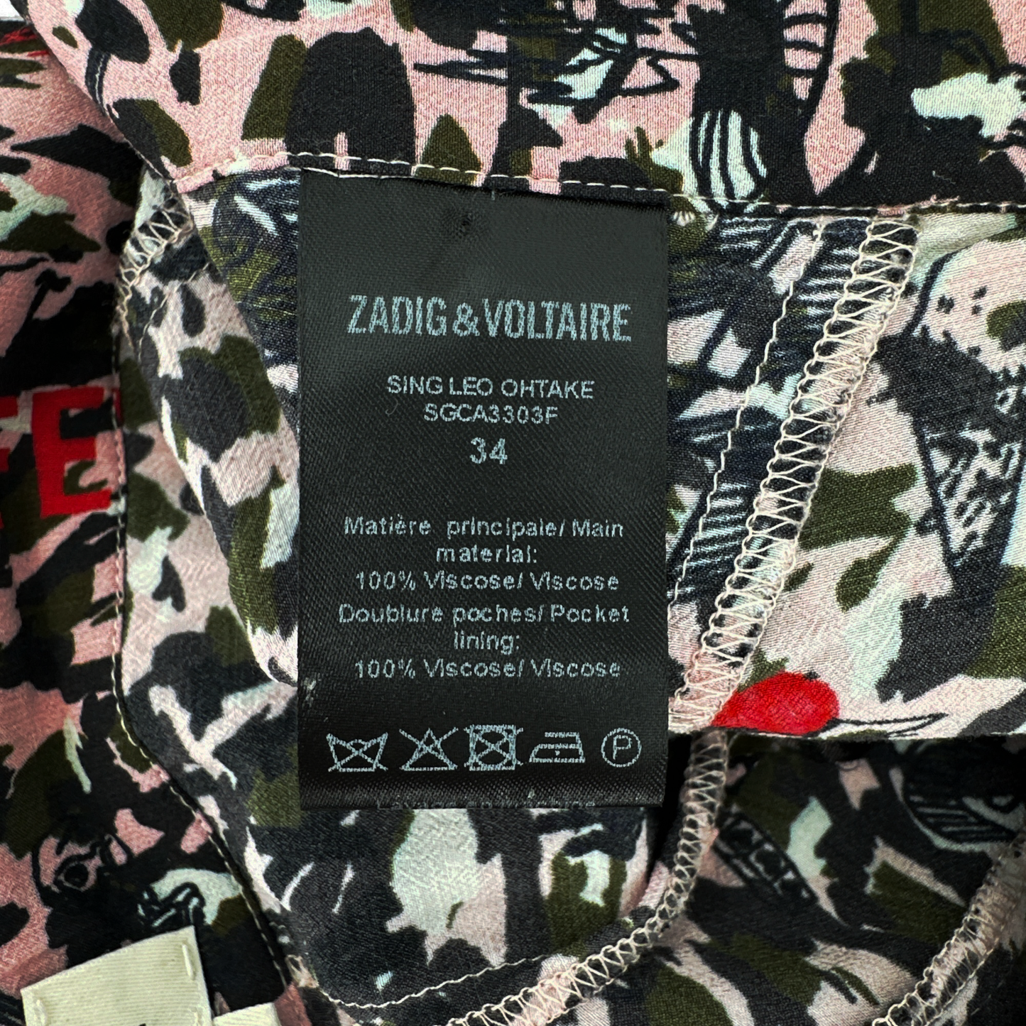 ZADIG & VOLTAIRE Sing Leo Ohtake Short FR34 | XS