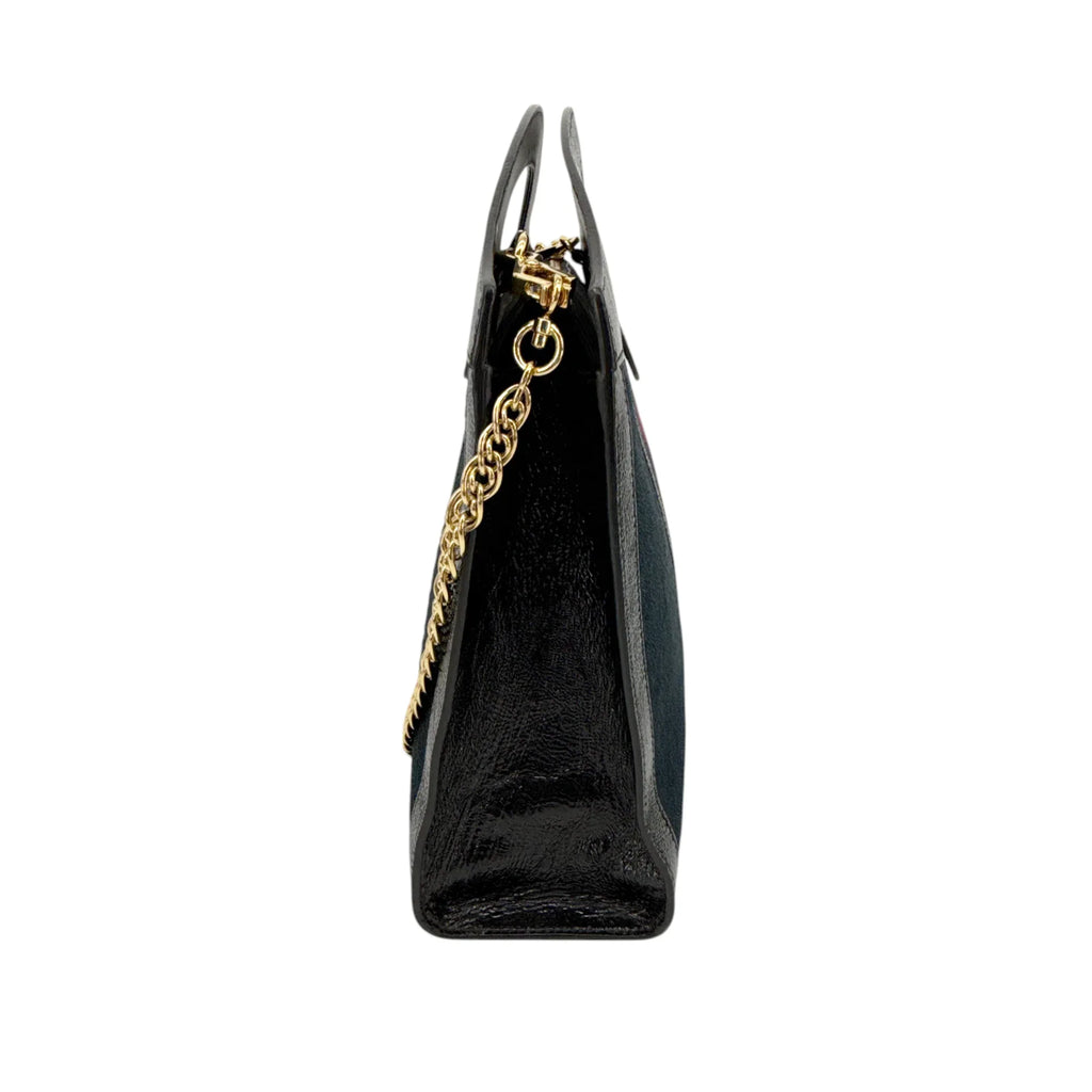 GUCCI Ophidia Cut Out Handle Bag Suede Medium - flyKAMP