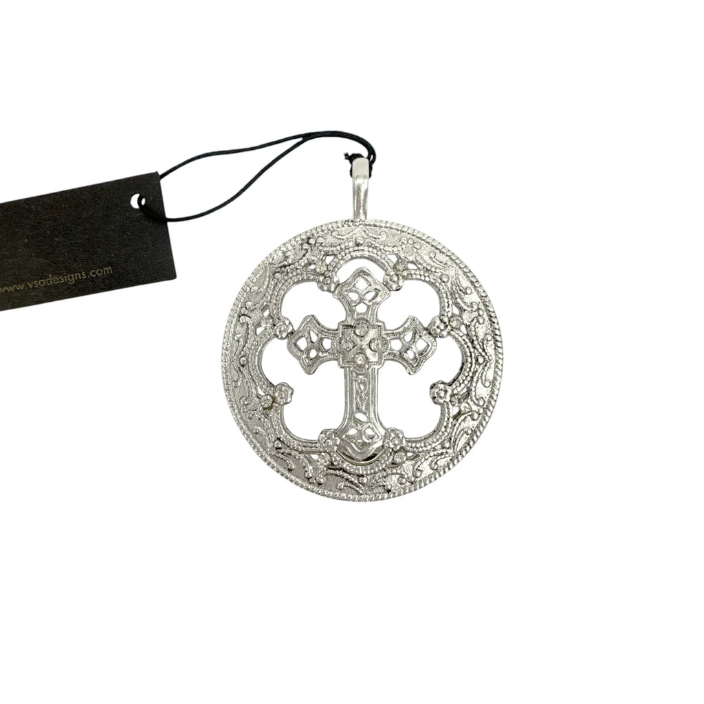 VIRGINS SAINTS & ANGELS VSA Basilica Hope Medallion in Silver - flyKAMP