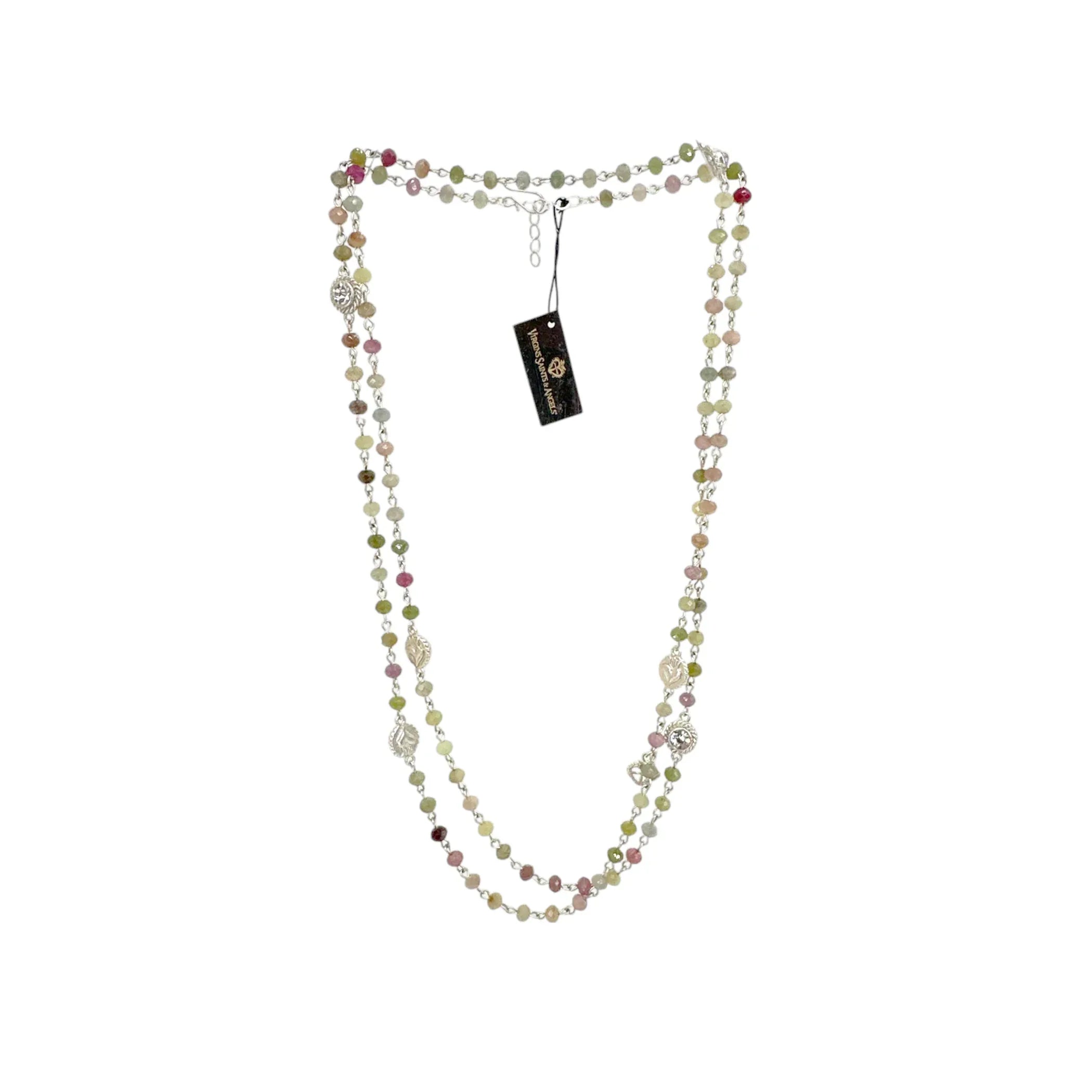 VIRGINS SAINTS & ANGELS VSA Wrap Precious Sapphire Beads in Silver - flyKAMP