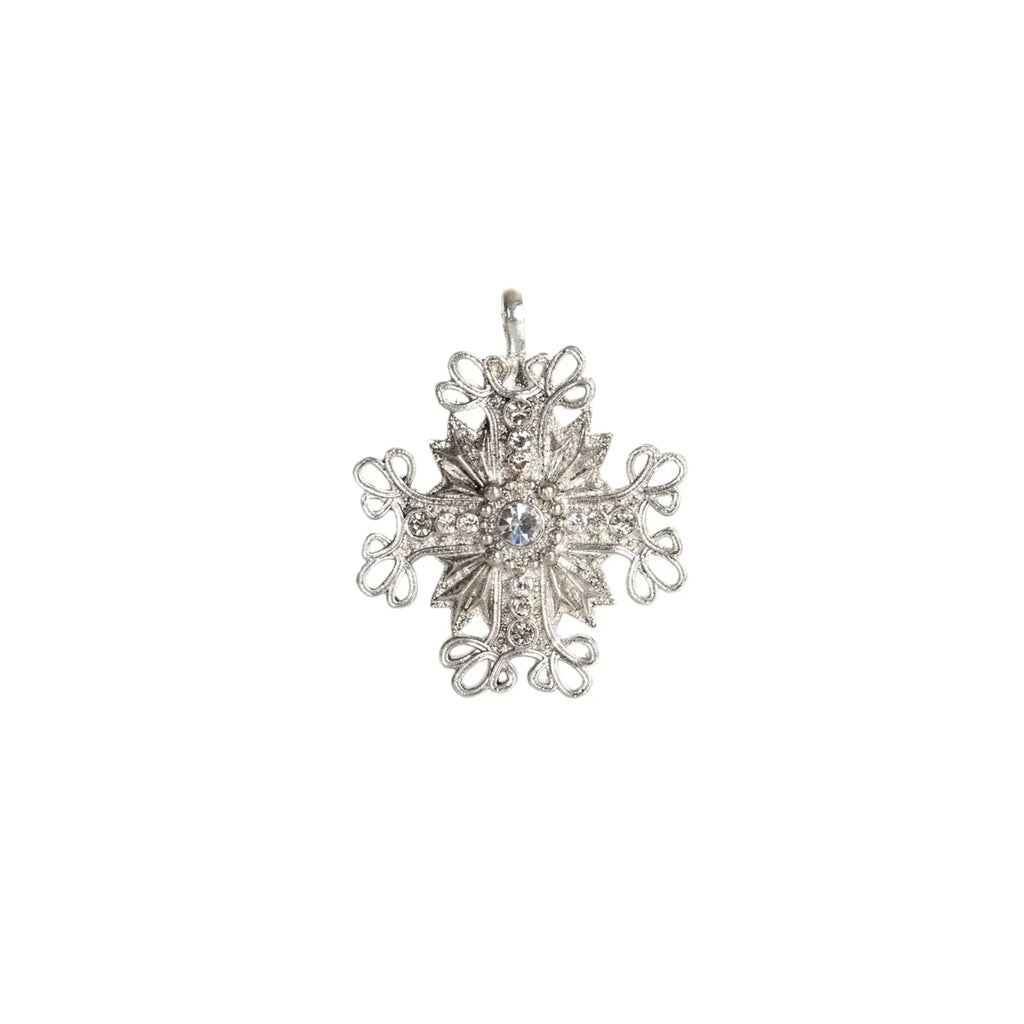 VIRGINS SAINTS & ANGELS VSA Electra Cross Medallion in Silver (Copy) - flyKAMP