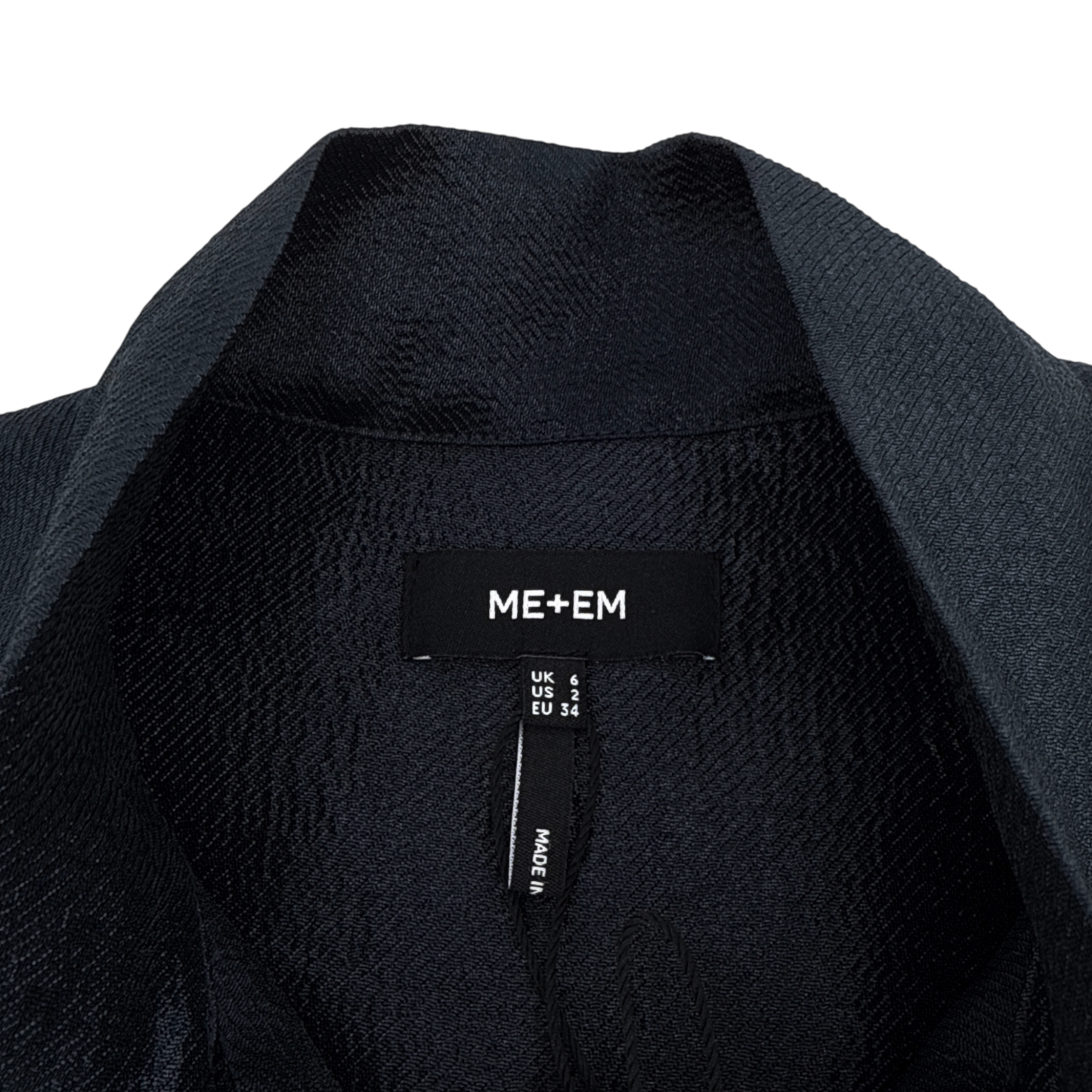 ME+EM Evening Halter Neck Midi Dress in Ink Blue UK6|US2|EU34|XS