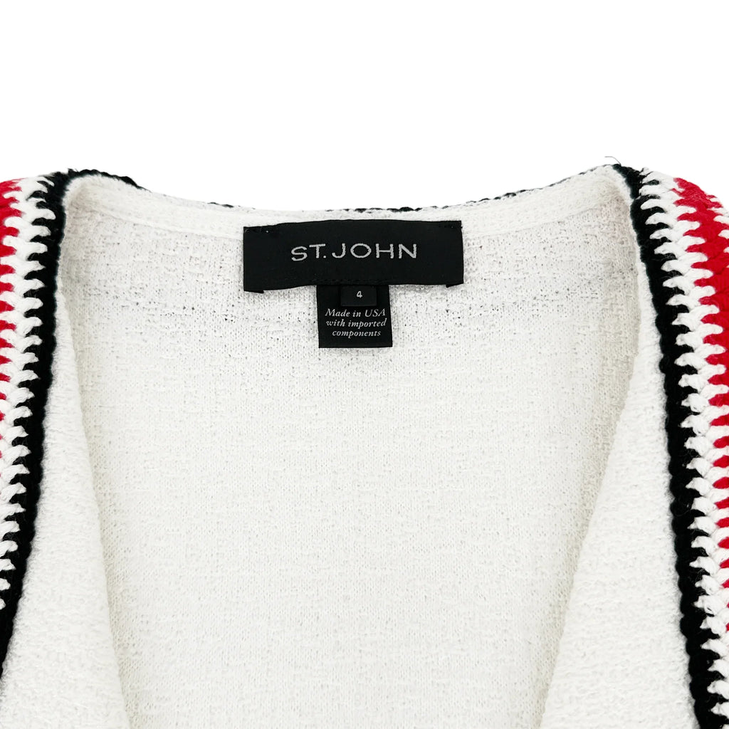 ST. JOHN Clair Striped Jacket 4|S - flyKAMP