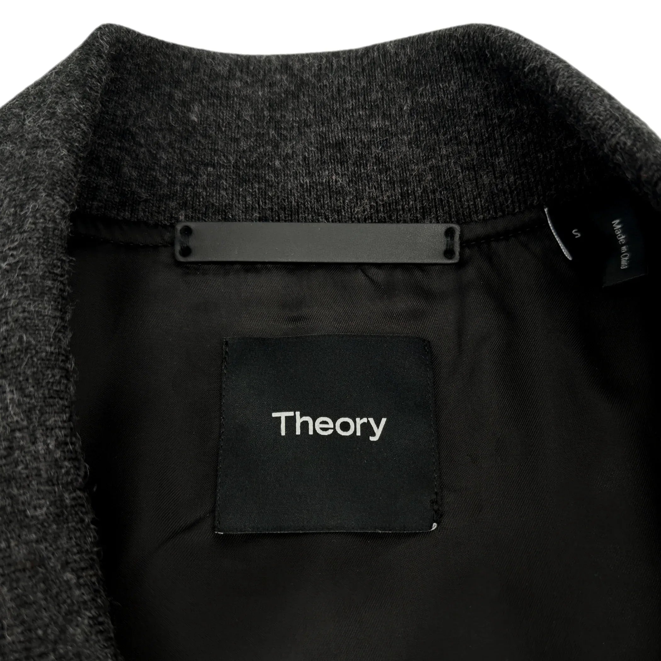 THEORY Wool Varsity Bomber Jacket S - flyKAMP