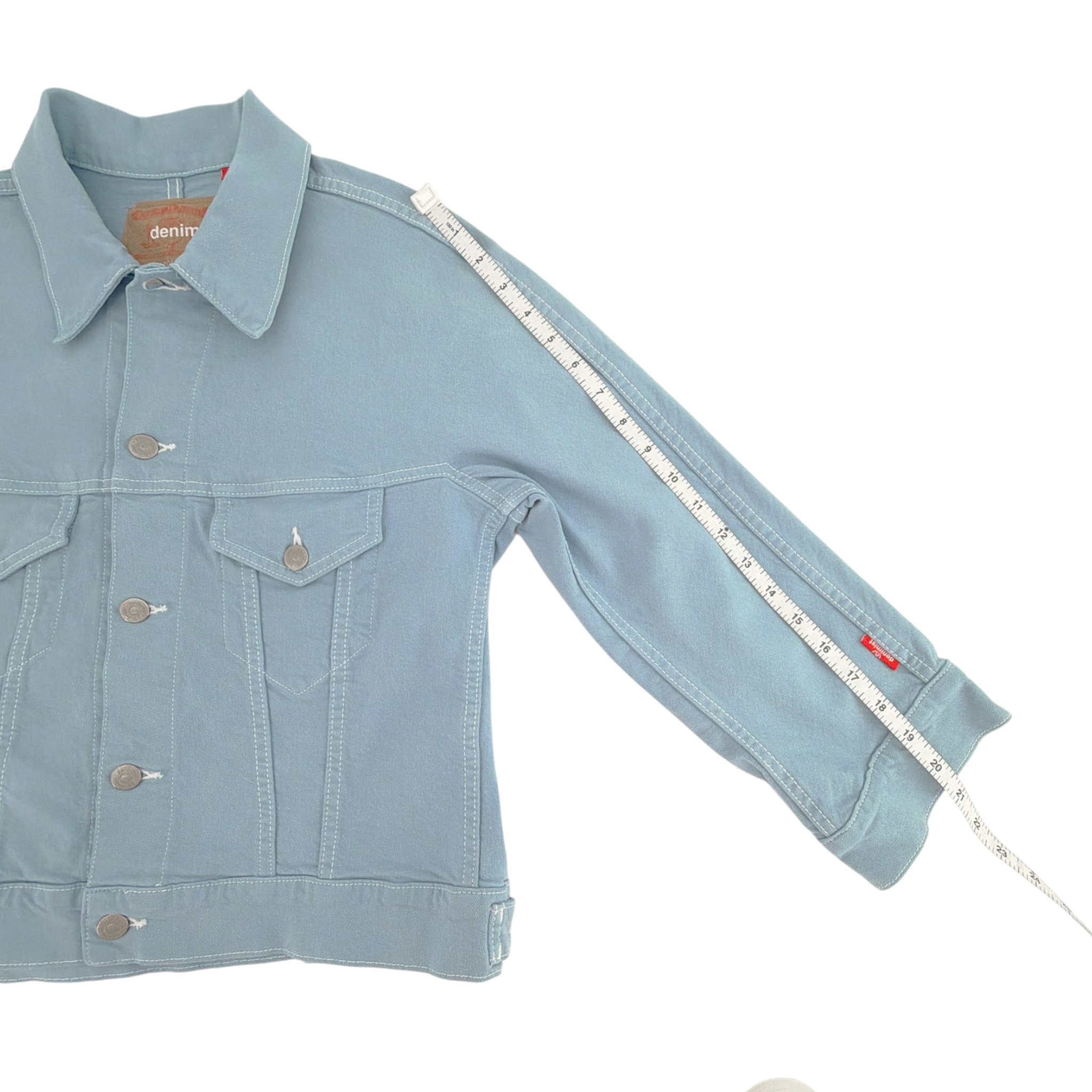 DENIMIST Moore Trucker Jacket in Malibu Blue M Denimist