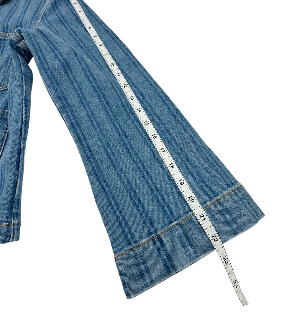 VERONICA BEARD Dahl Striped Denim Jacket XS - flyKAMP