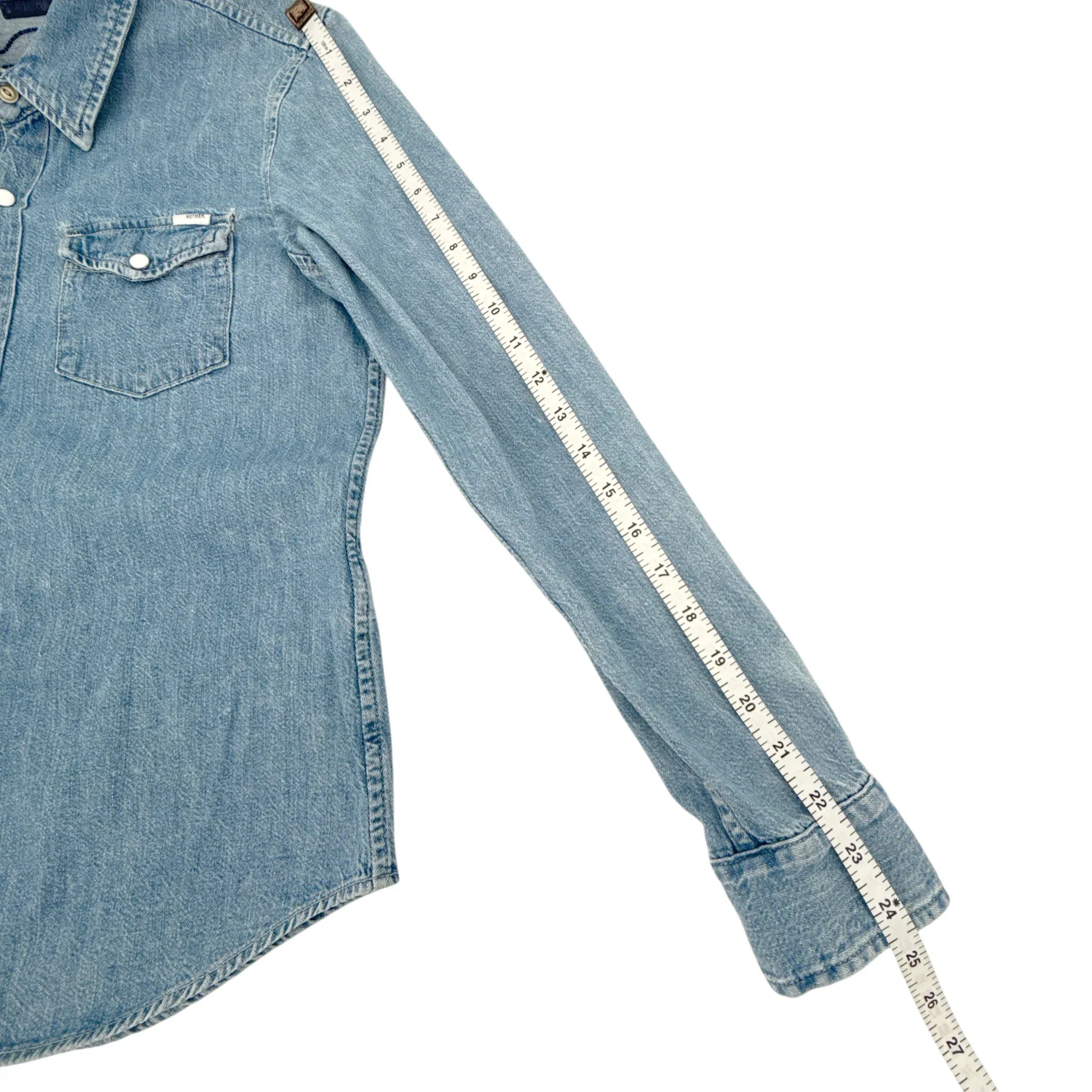 MOTHER The Honey Button-up Shirt in Take a Trip With Me M - flyKAMP