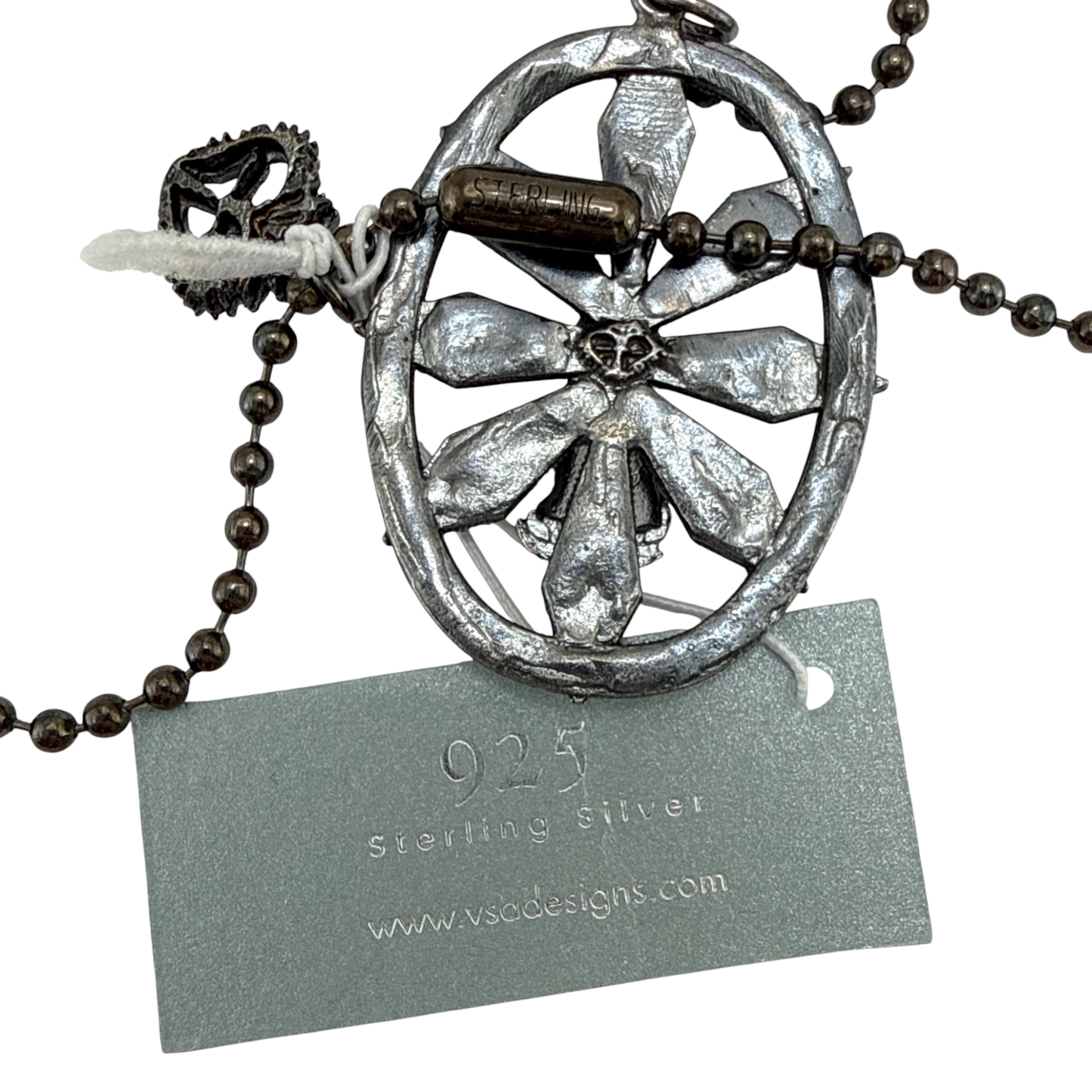 VIRGINS SAINTS & ANGELS VSA Twilight Virgin Charm in Gunmetal