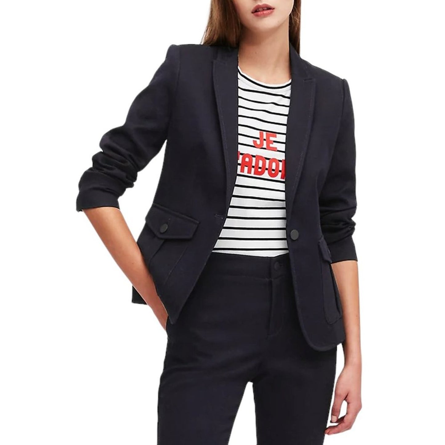 BANANA REPUBLIC Utility Hacking Jacket in Navy 2