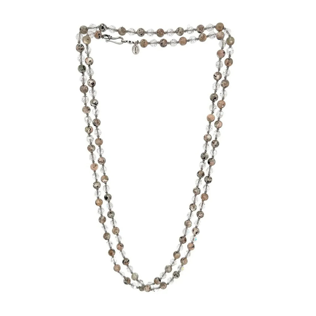 CHAN LUU Semi-Precious Necklace or Wrap Bracelet Clear & Natural - flyKAMP