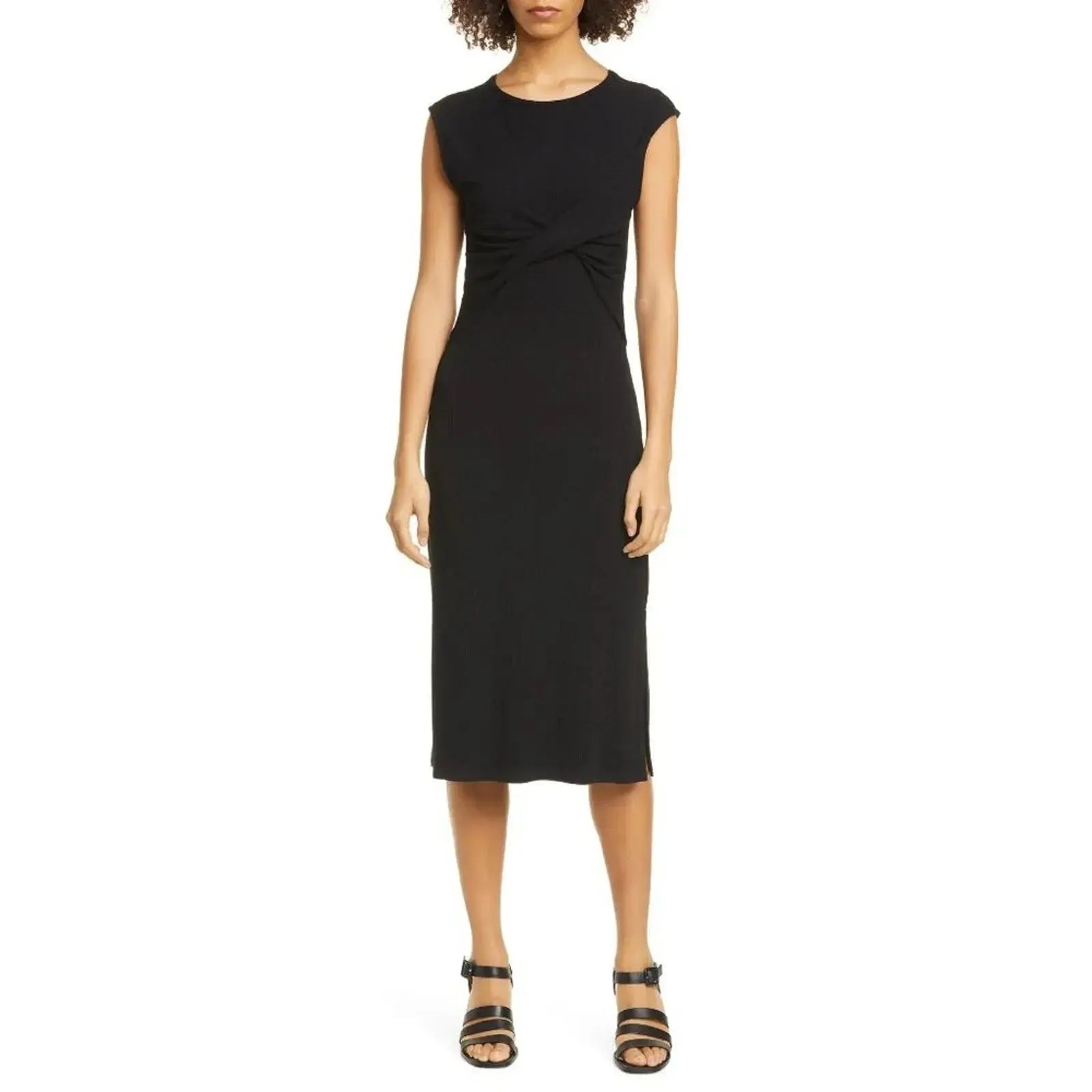 JOIE Eos Knotted Jersey Dress XS - flyKAMP