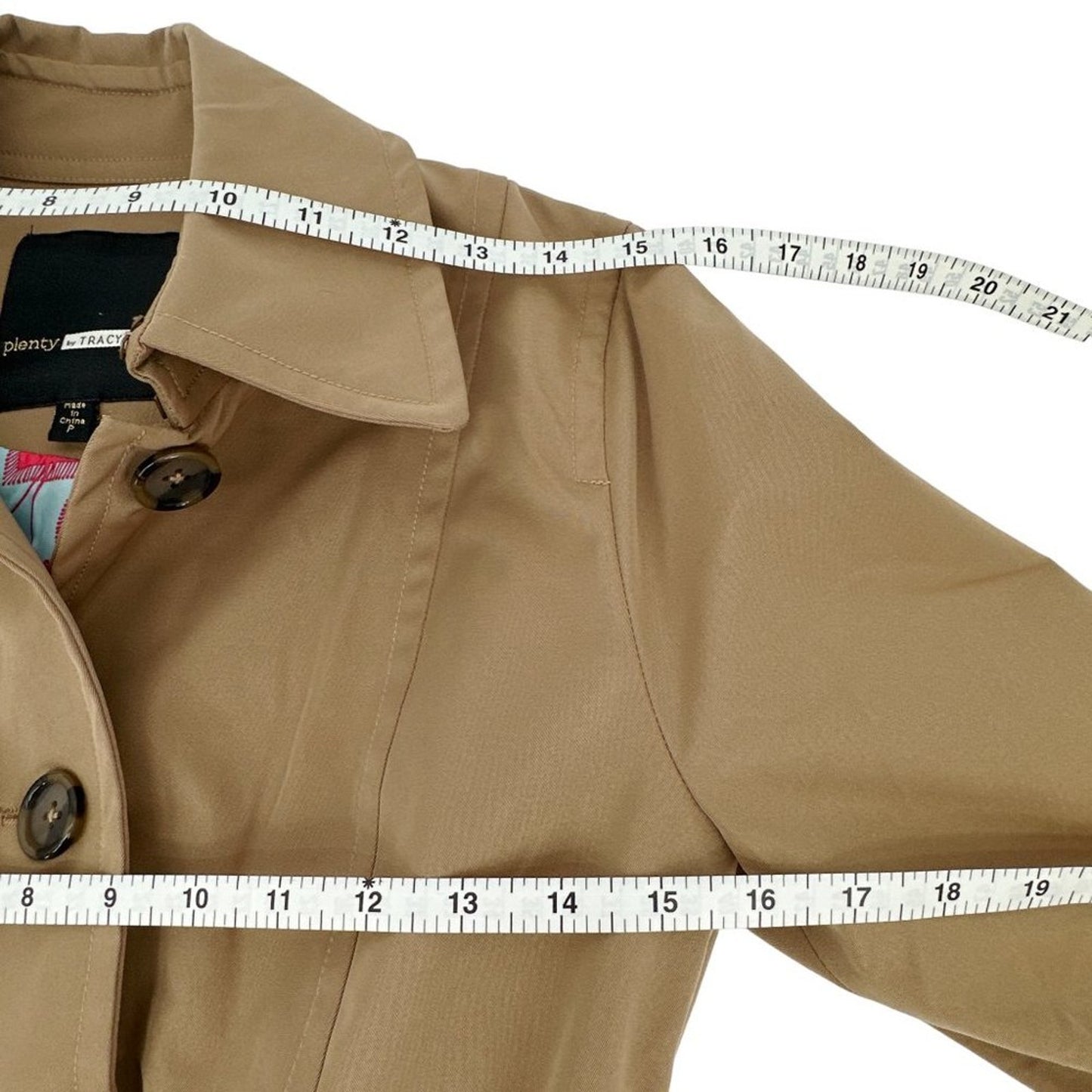 ANTHROPOLOGIE x PLENTY by TRACY REESE Corin Peplum Trench Coat XS