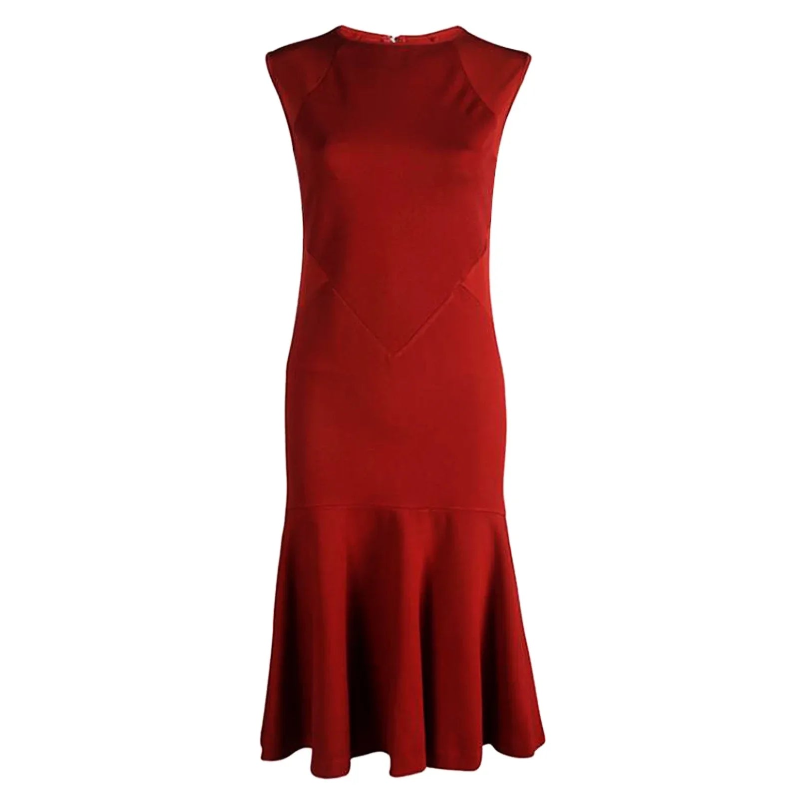 STELLA MCCARTNEY Paneled Sleeveless Dress in Red Size XS - flyKAMP