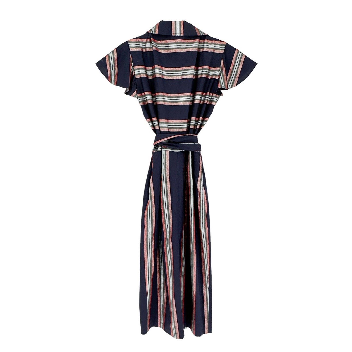 BADGLEY MISCHKA Stripe Button Down Dress 0