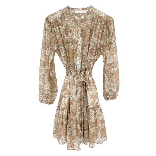 BISHOP & YOUNG Cameron Tiered Dress in Divine Print XS