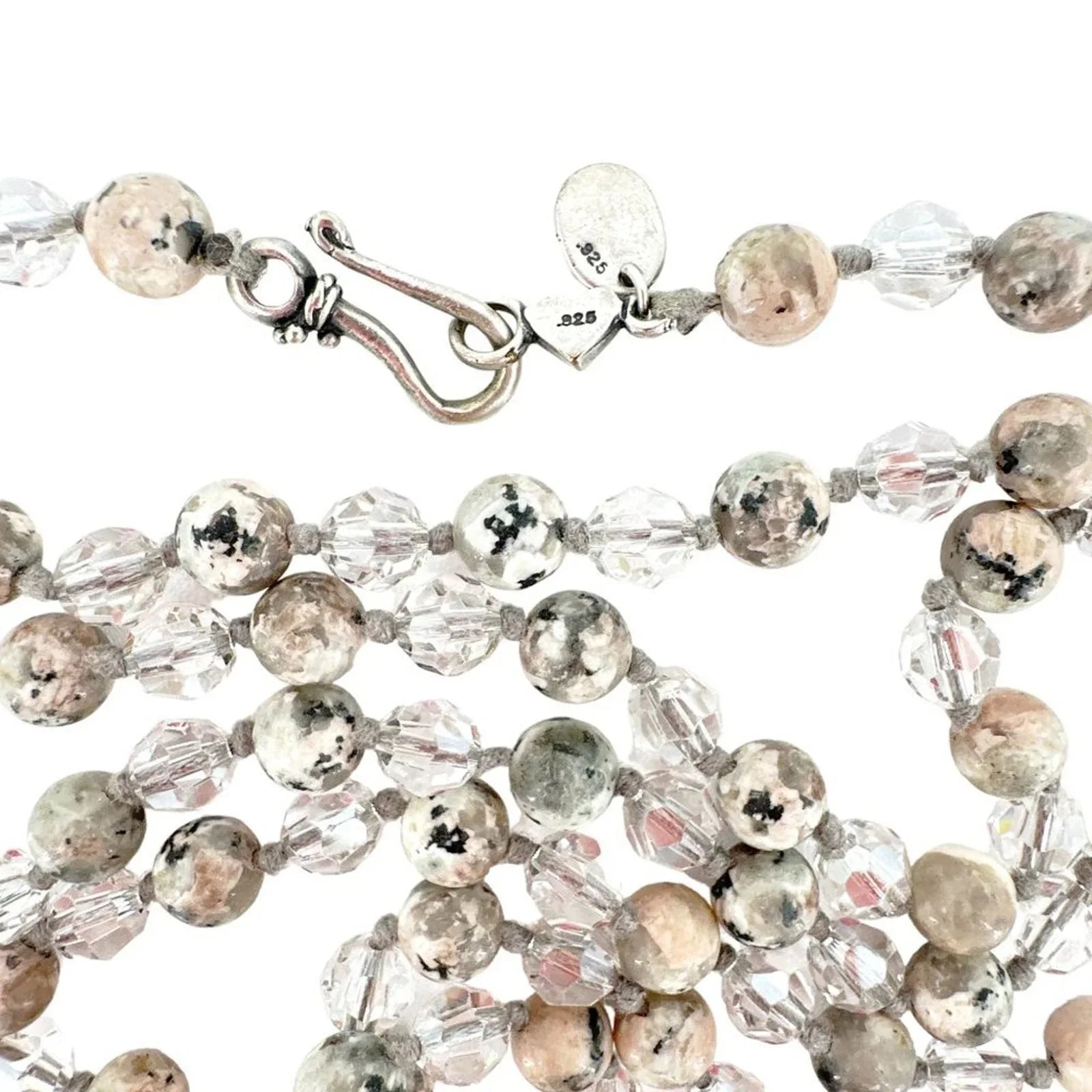 CHAN LUU Semi-Precious Necklace or Wrap Bracelet Clear & Natural - flyKAMP