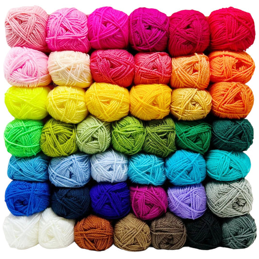 FAVORITO YARN The Whole Rainbow! 44 Skeins
