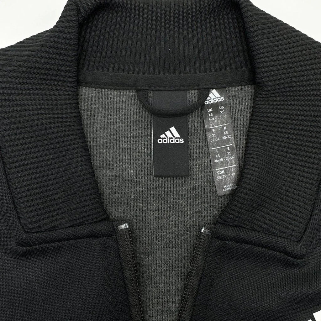 ADIDAS Tricot Snap Track Full Zip Sweatshirt Black XS - flyKAMP