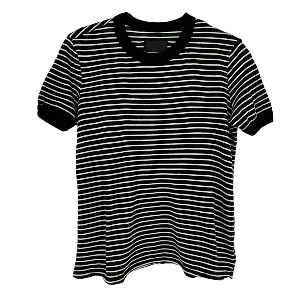 RtA Quinton Tee Black Stripe S - flyKAMP