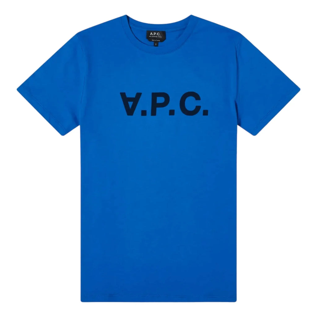 A.P.C. VPC Logo Tee Royal Blue XS - flyKAMP
