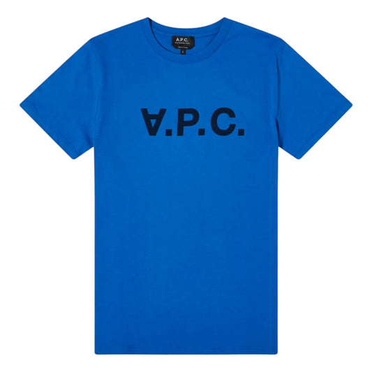 A.P.C. VPC Logo Tee Royal Blue XS