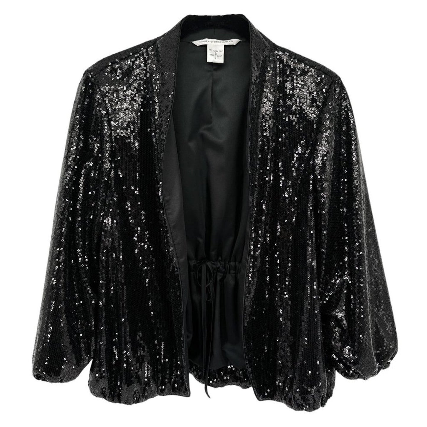 DIANE Von FURSTENBERG DVF Tonda Sequin Jacket 4|S
