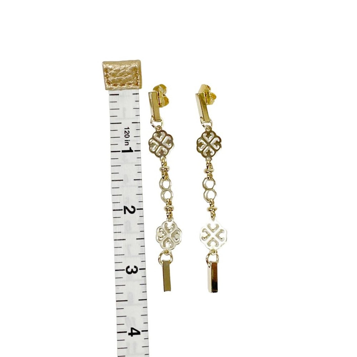 L GEORGE Designs Vintage Veronica Drop Earrings