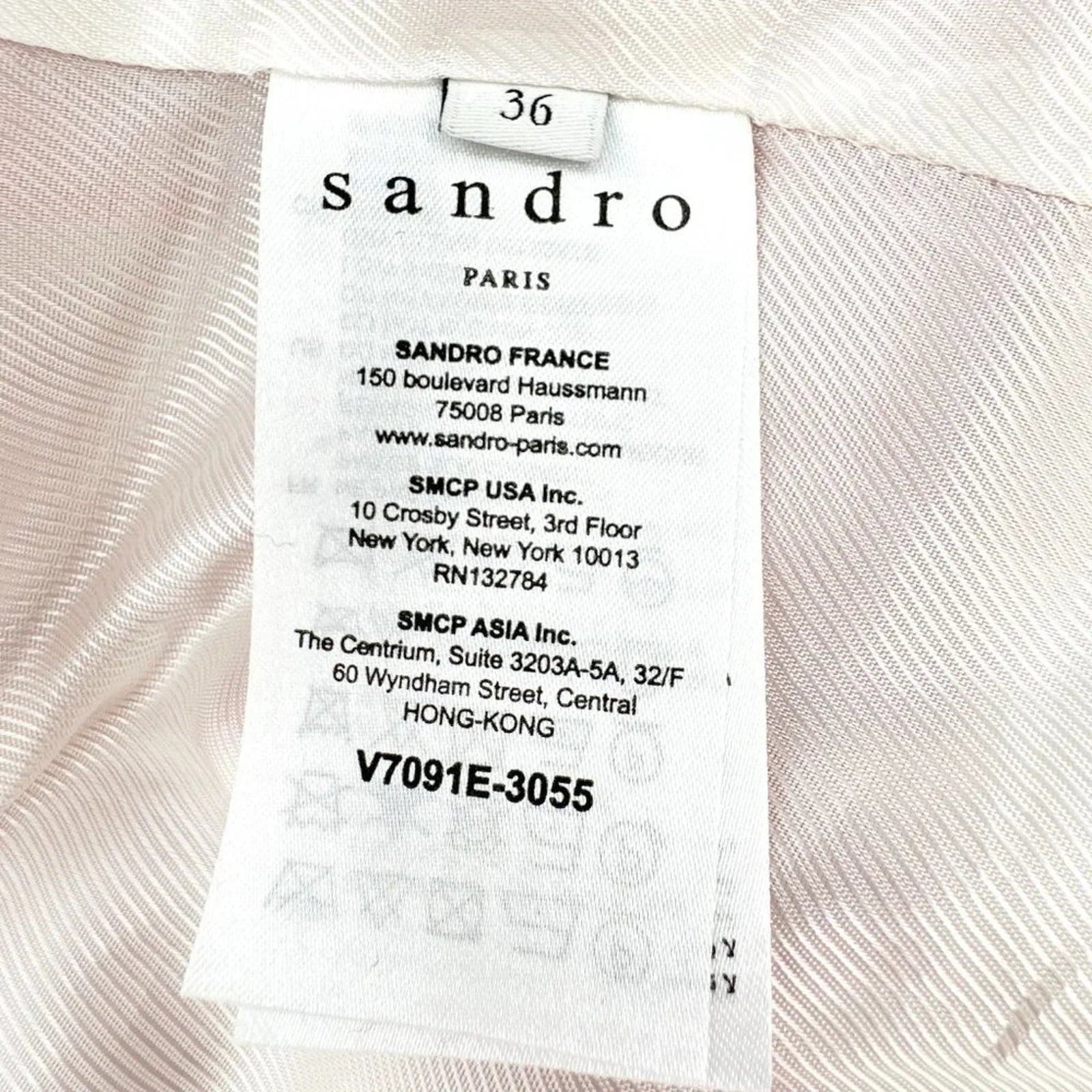 SANDRO Soazic Double Breasted Blazer S - flyKAMP