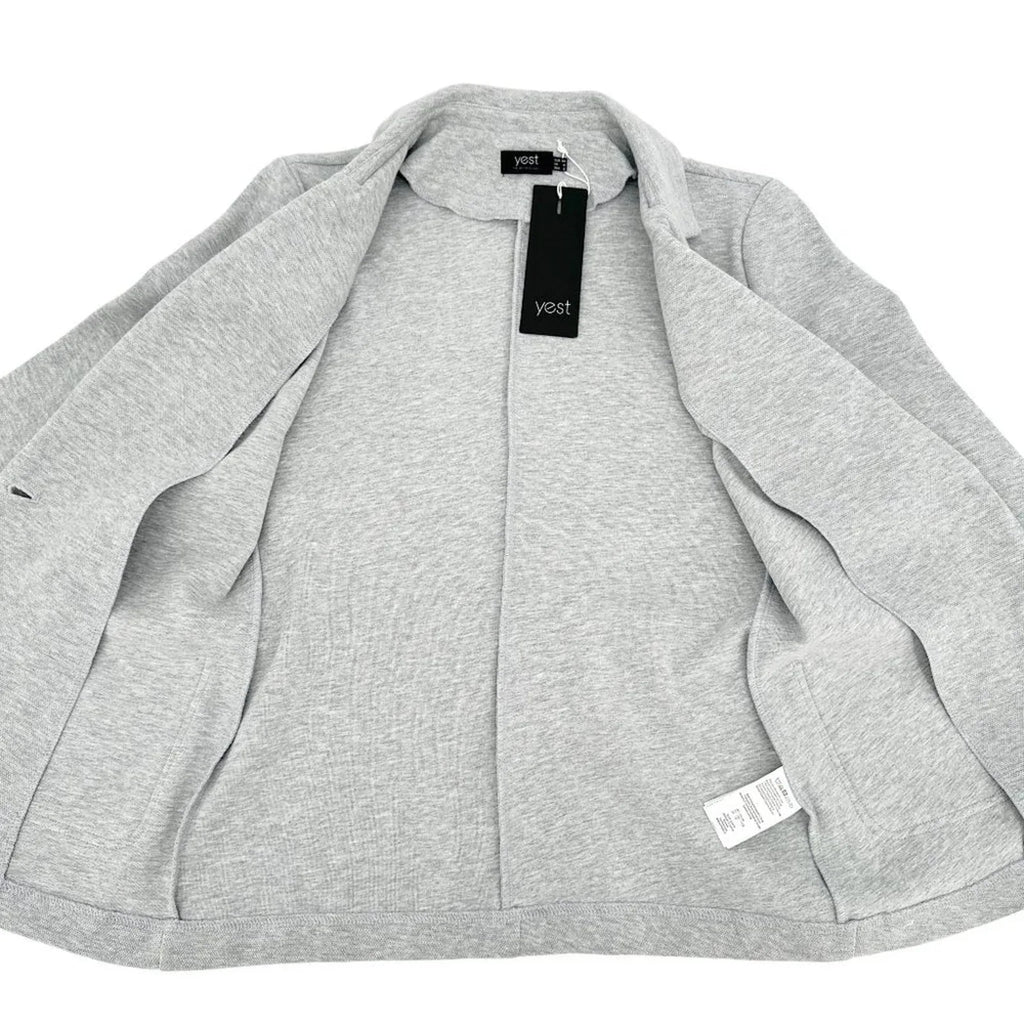YEST Sweatshirt Blazer in Light Grey 2 - flyKAMP