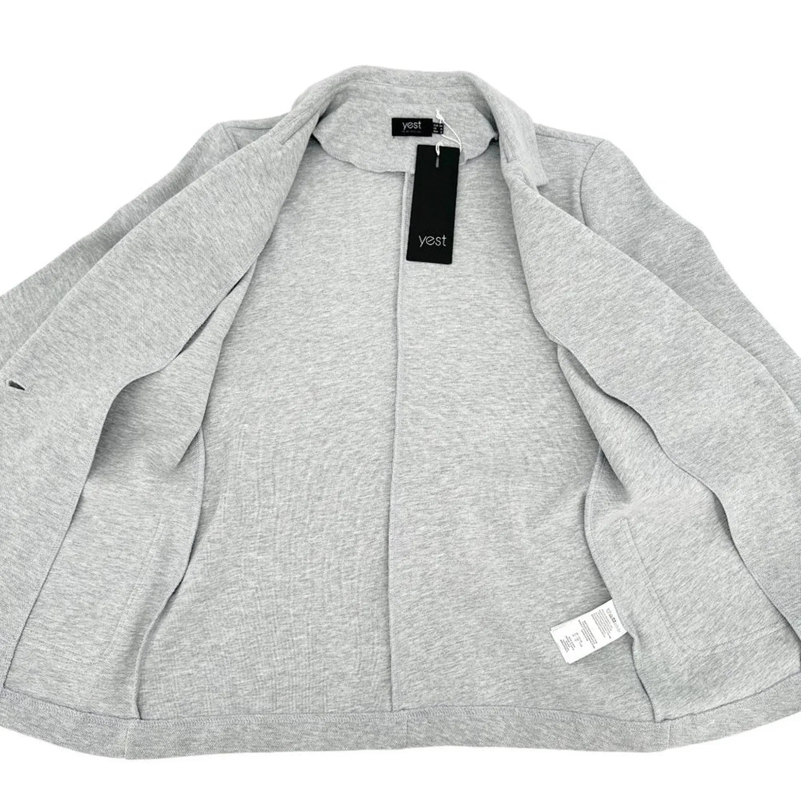 YEST Sweatshirt Blazer in Light Grey 2 - flyKAMP