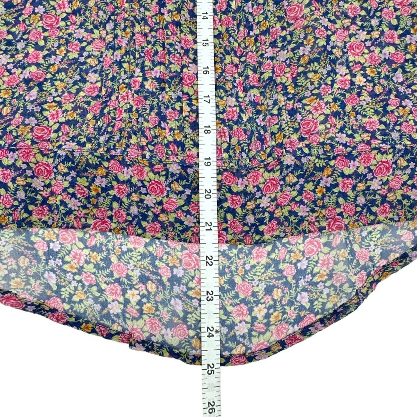 ANTHROPOLOGIE One Fine Day Floral Silk Blouse XS - flyKAMP