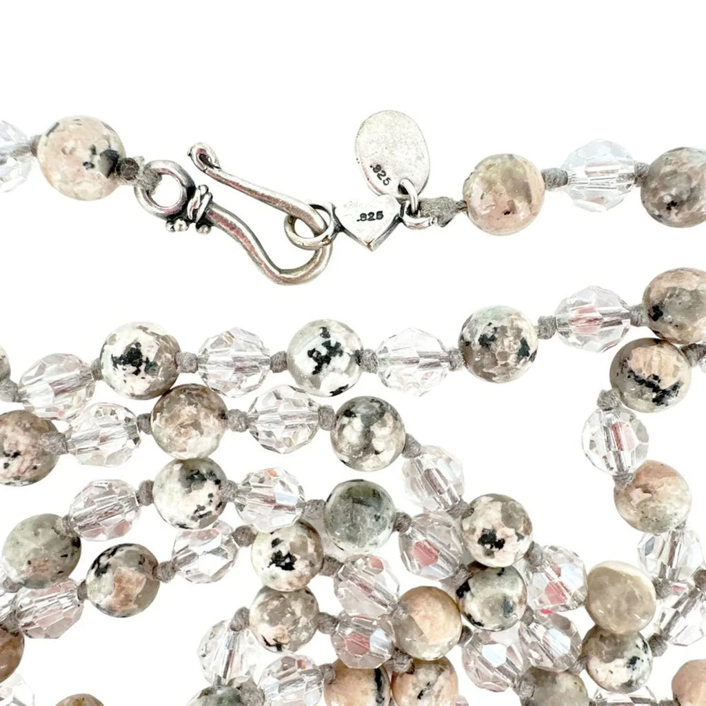 CHAN LUU Semi-Precious Necklace or Wrap Bracelet Clear & Natural - flyKAMP