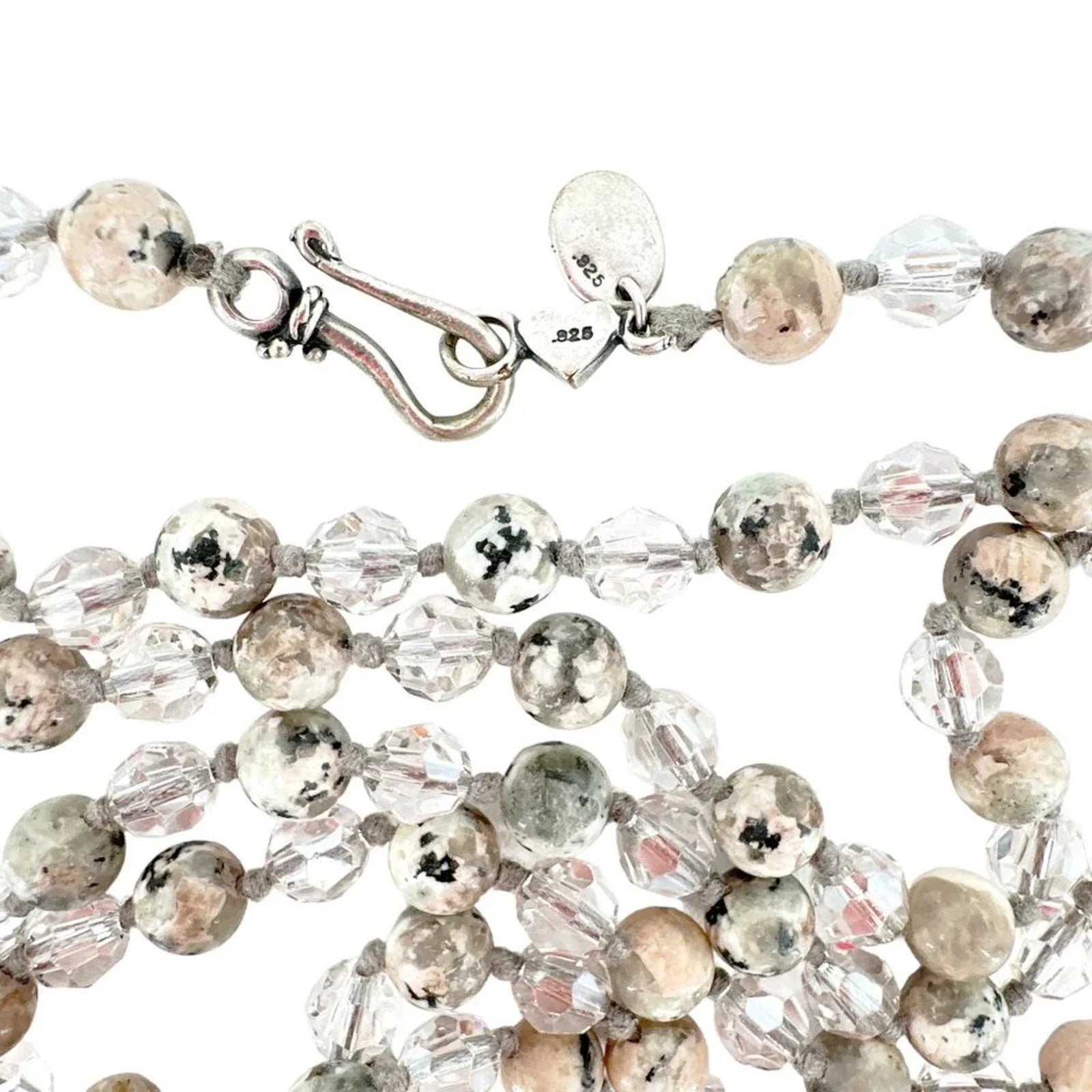 CHAN LUU Semi-Precious Necklace or Wrap Bracelet Clear & Natural - flyKAMP