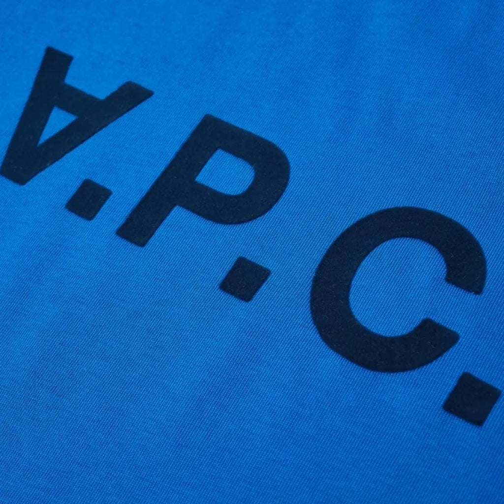 A.P.C. VPC Logo Tee Royal Blue XS - flyKAMP