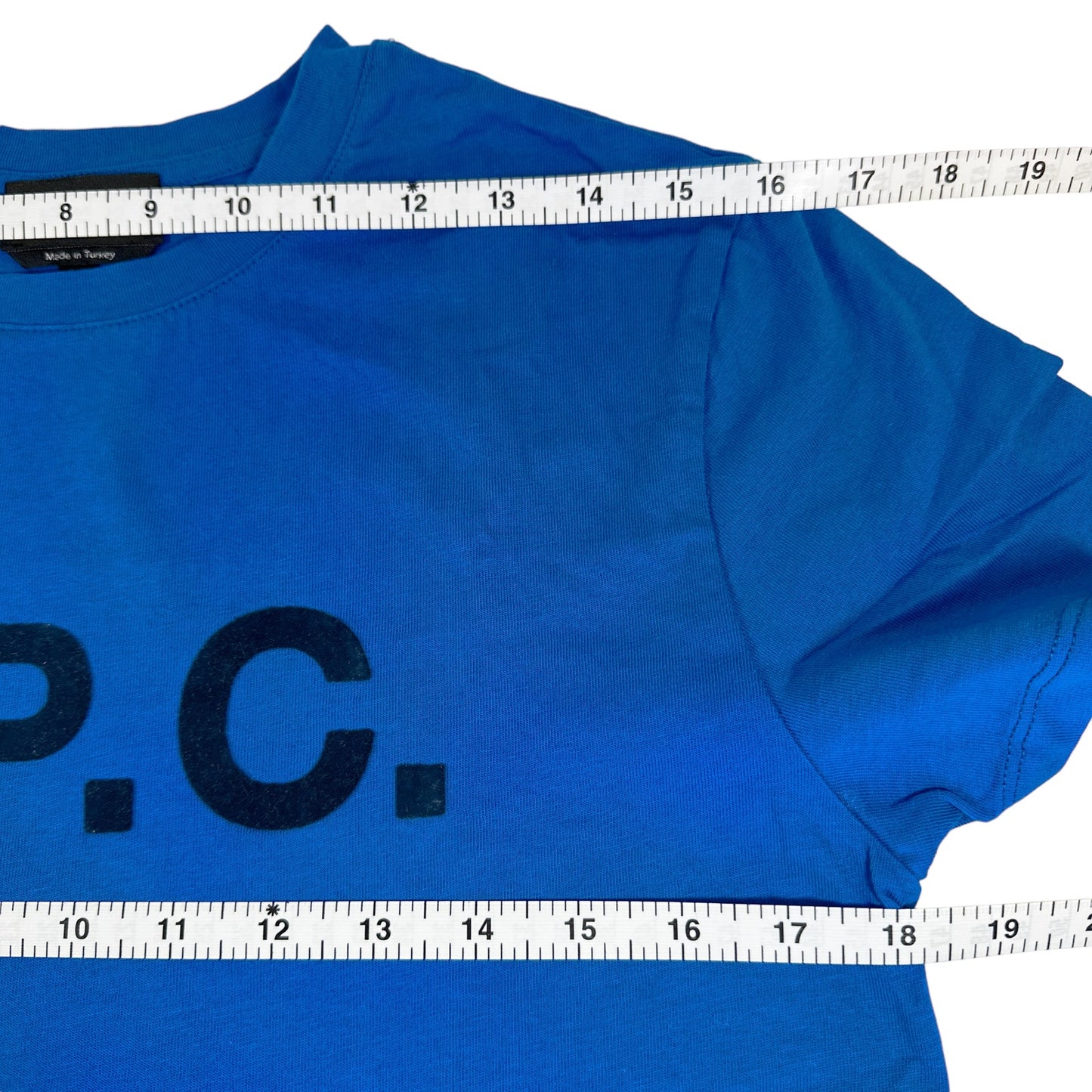 A.P.C. VPC Logo Tee Royal Blue XS