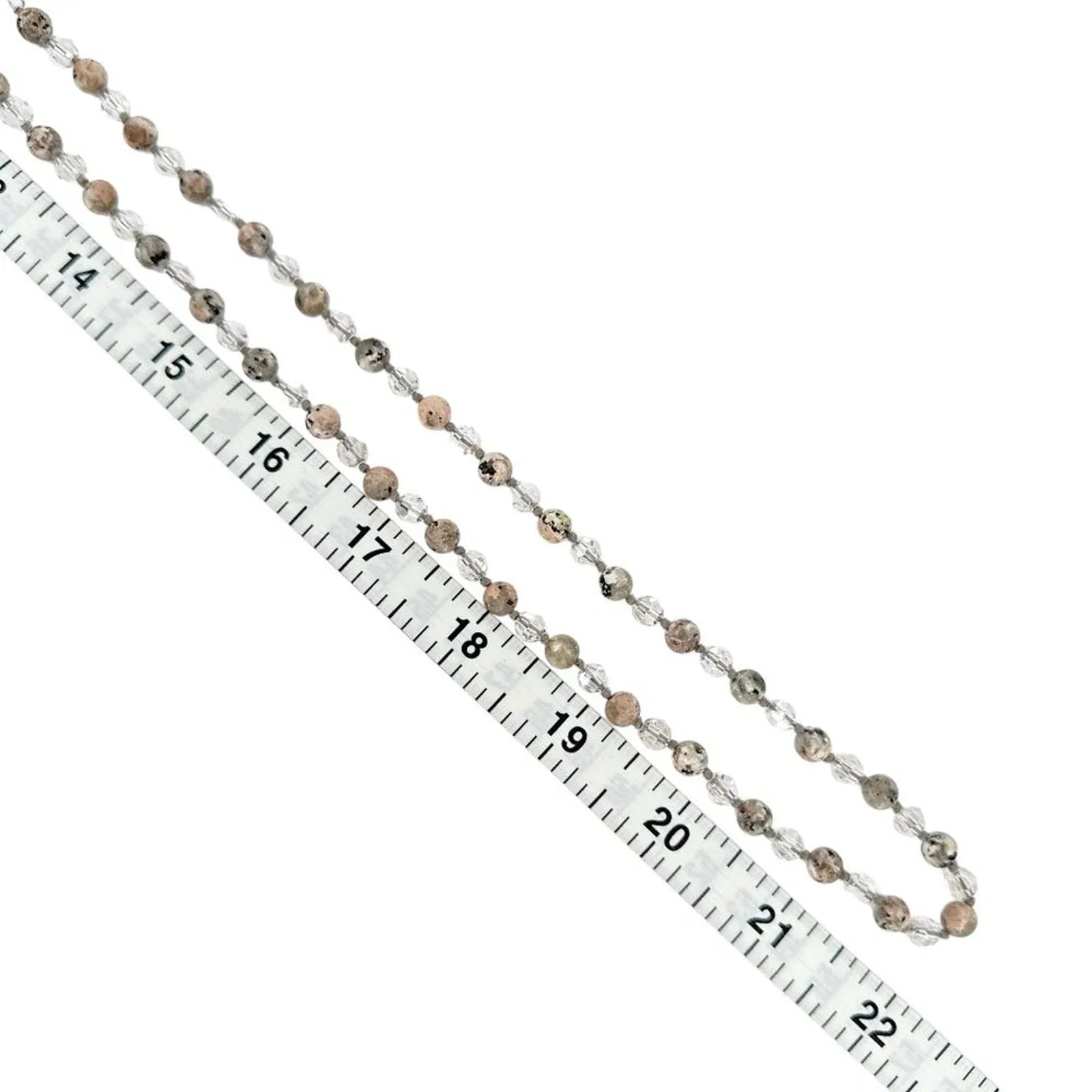 CHAN LUU Semi-Precious Necklace or Wrap Bracelet Clear & Natural - flyKAMP