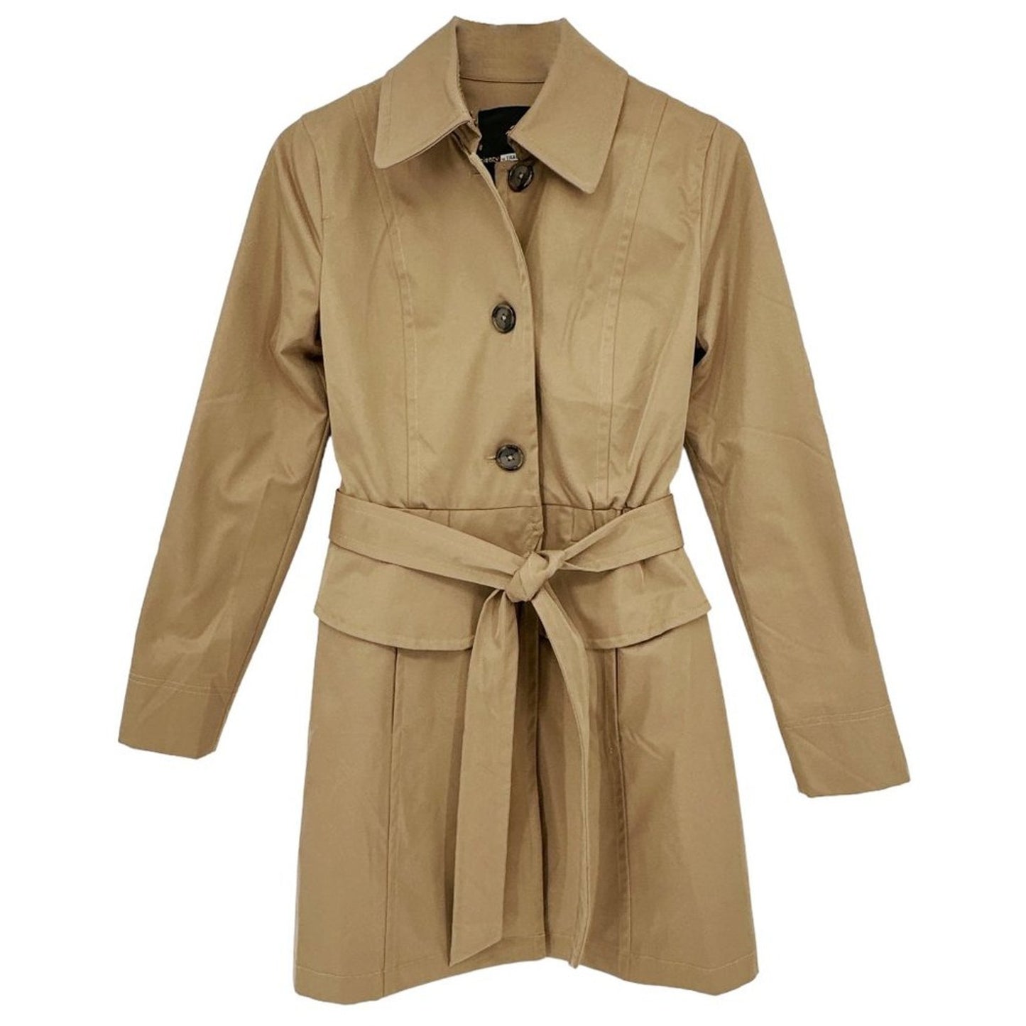 ANTHROPOLOGIE x PLENTY by TRACY REESE Corin Peplum Trench Coat XS
