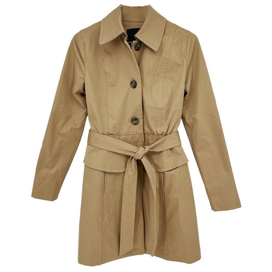ANTHROPOLOGIE x PLENTY by TRACY REESE Corin Peplum Trench Coat XS