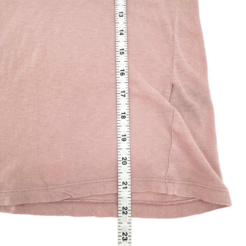 RtA Quinton Ringer Tee Shirt in Blush S - flyKAMP