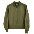 GOOD AMERICAN Bomber Jacket in Green Satin XS - flyKAMP