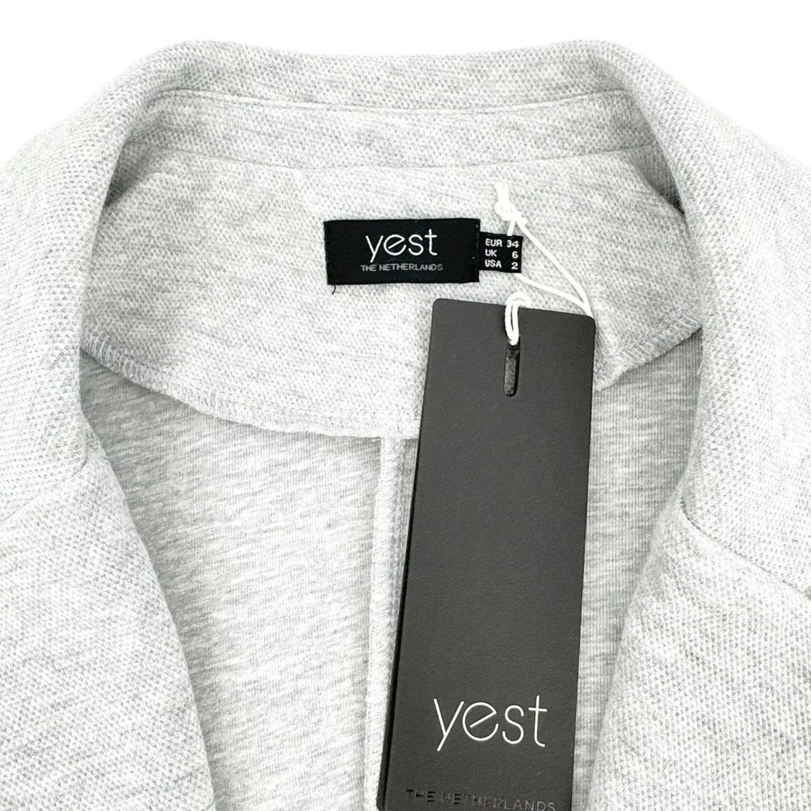 YEST Sweatshirt Blazer in Light Grey 2 - flyKAMP